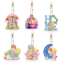 Load image into Gallery viewer, Baby DIY Diamond Painting Keychain Kit Jewelry ADP10148
