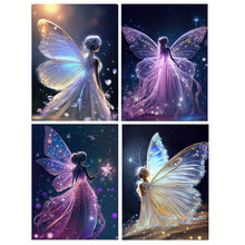 Load image into Gallery viewer, 4pcs Diamond Painting Kits - Butterfly Fairies Gem Art Kits
