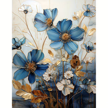 Load image into Gallery viewer, Large Size 40x50cm/15.7x19.7in - Blue Flower
