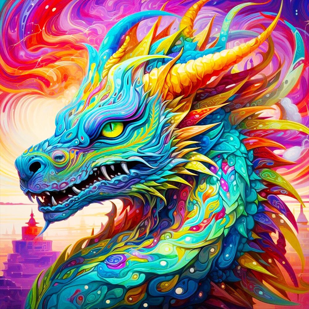 Dragon Diamond Painting - 11.81x11.81in