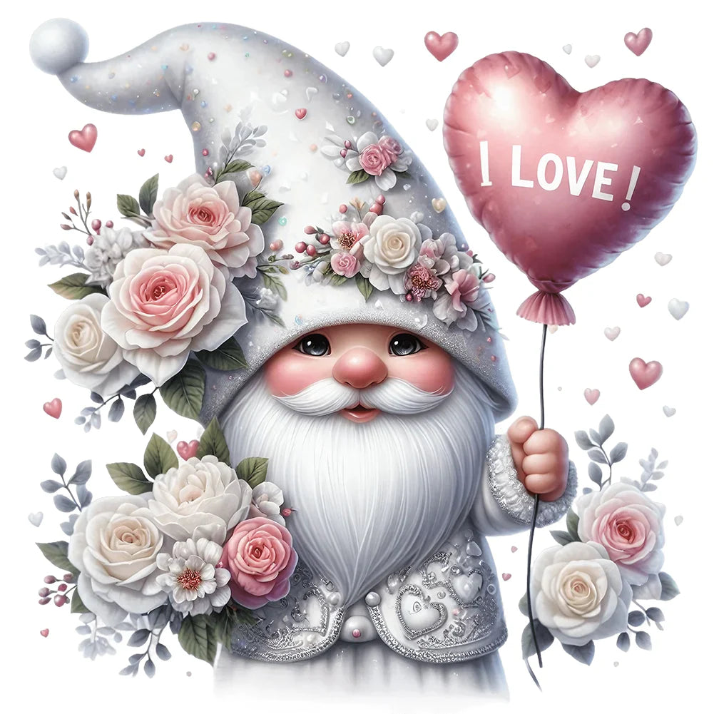 i Love - Valentines Day - White Rose