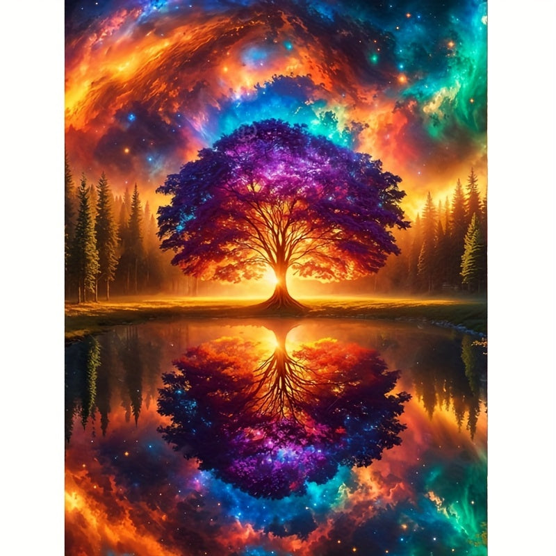 Starry Sky Tree of Life Diamond Painting Kit