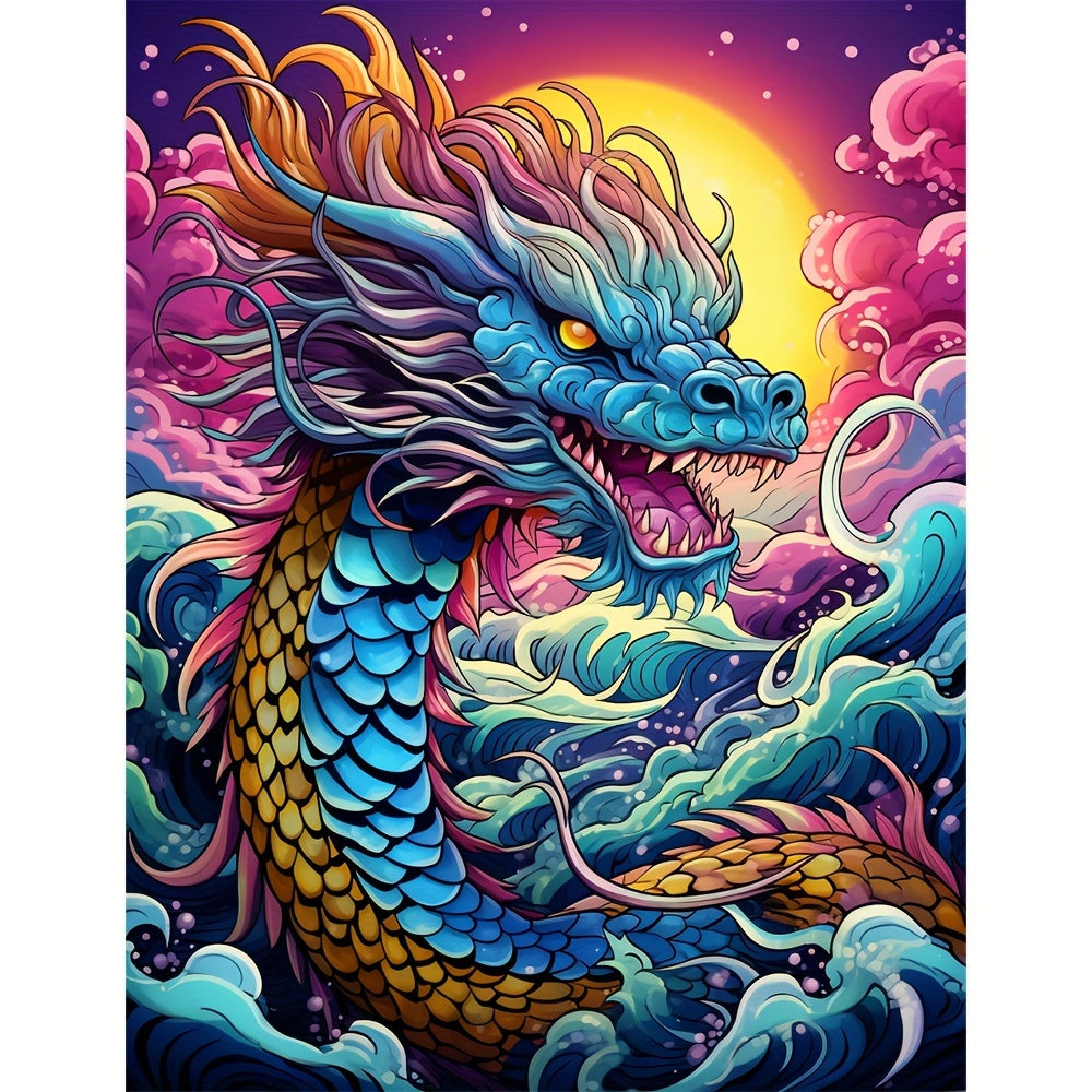 Sea Dragon Diamond Painting Kit 30x40cm