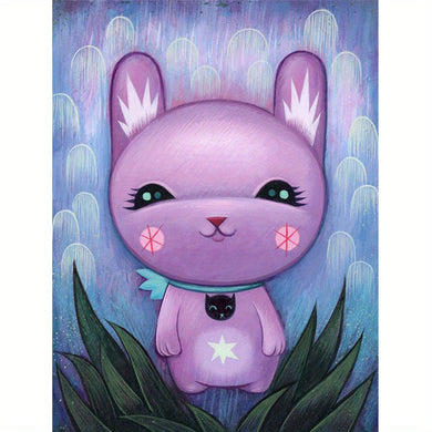 Purple Kitten - Diamond Painting Kit