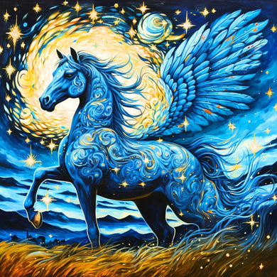 Starry Sky Horse - Animals - 40x40cm