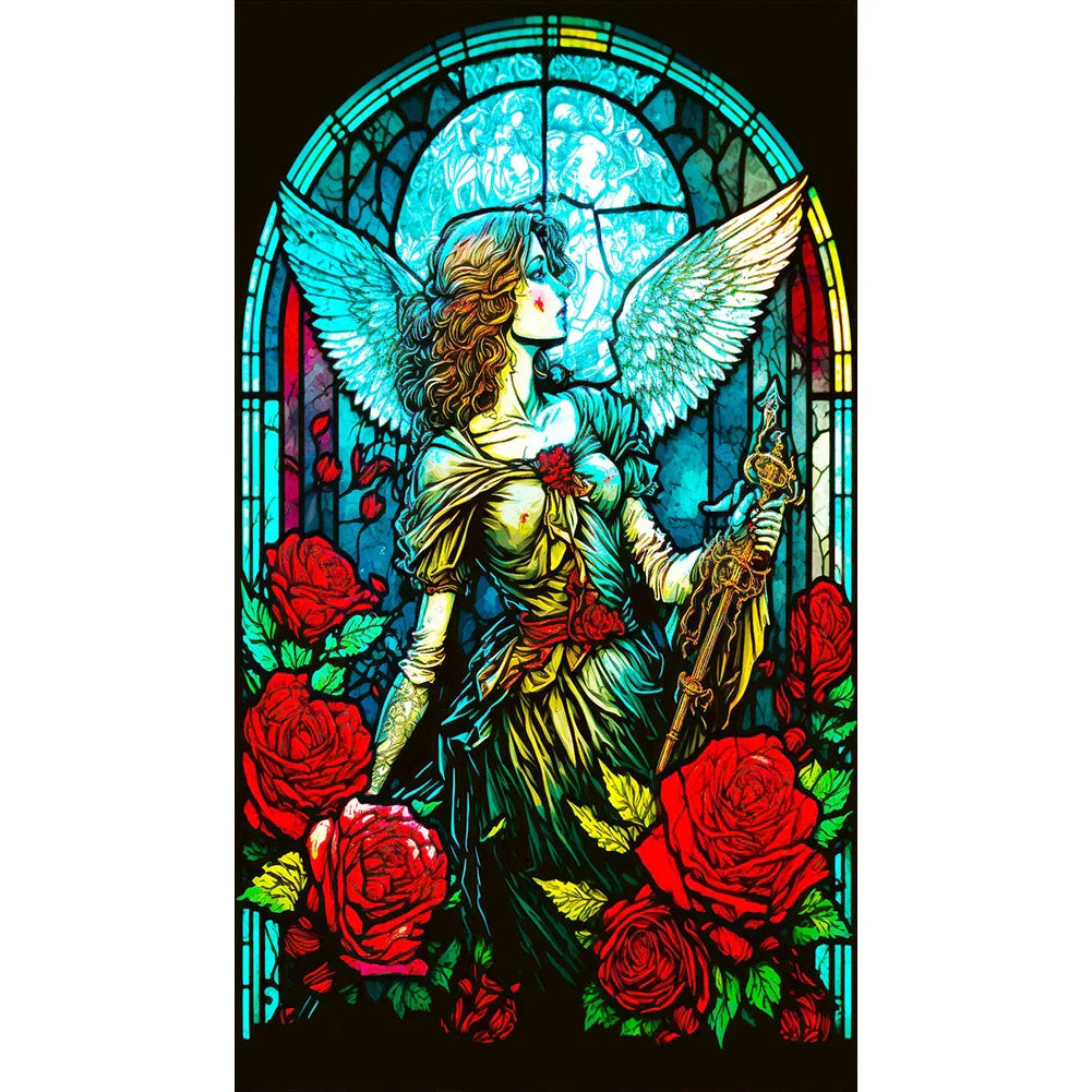 Large Diamond Painting Kits Rose Angel Girl - 40x70cm