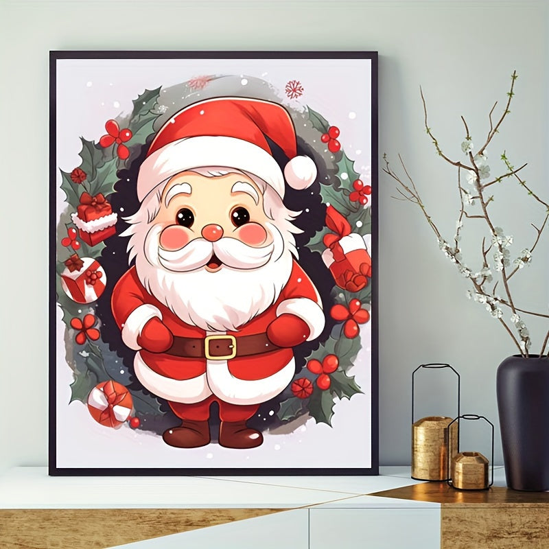 Gem Art Kits For Adults - Christmas Diamond Painting DIY Cartoon Santa Claus