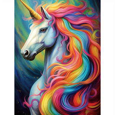 Turn your Love for Unicorns into Beautiful Art with our Diamond Art Kit 11.8inchx15.8inches