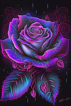 Load image into Gallery viewer, Purple Rose Light Emitting Plants 12 X 16 Inch ADP10001
