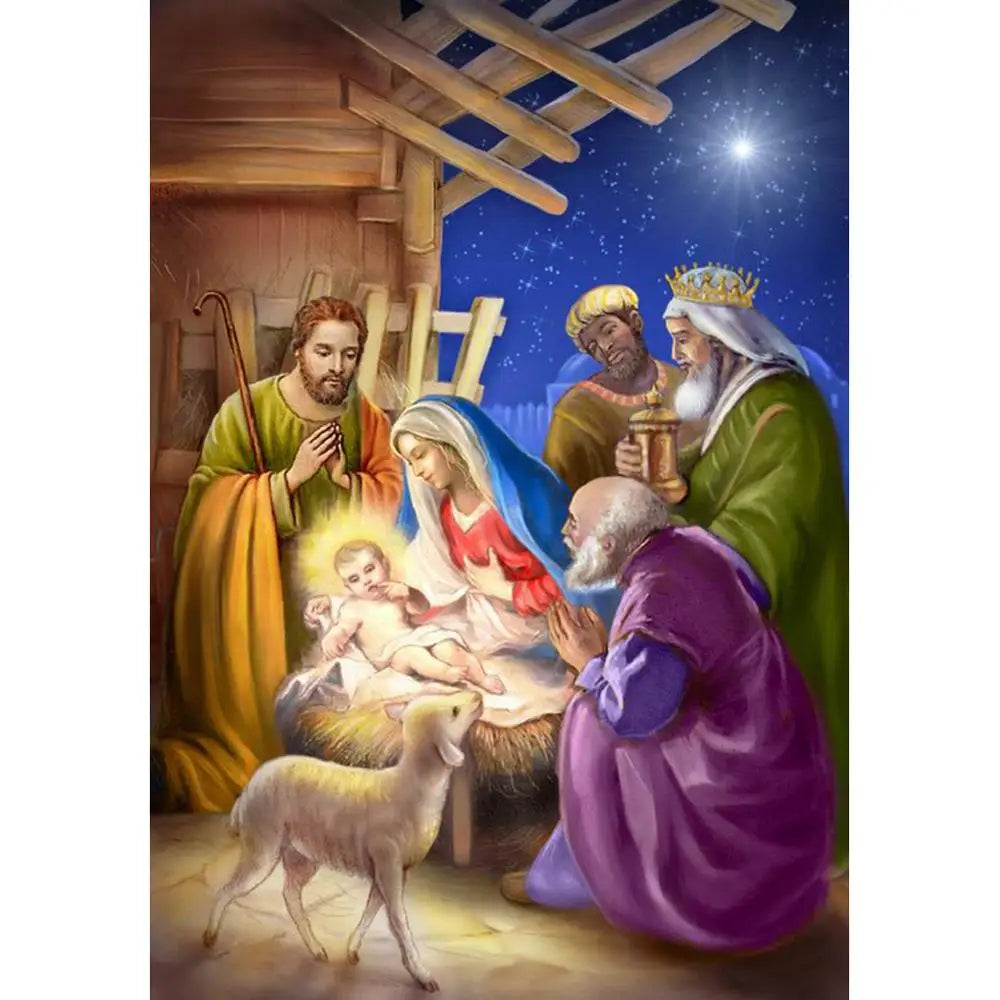 Nativity Scene of Birth of Jesus