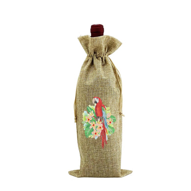 Parrot - Wine Bottle Bags DIY Crafts