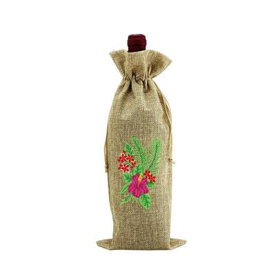 Flower - Wine Bags DIY Crafts