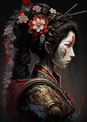 Add some sparkle to your decor with the New Japanese Geisha 5D Diamond Painting