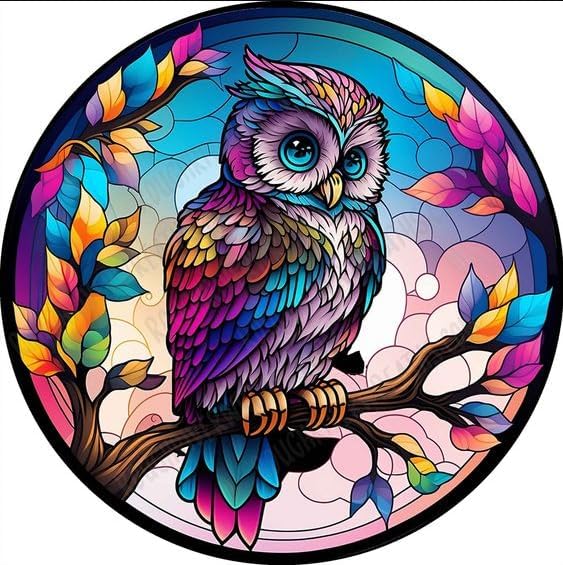 Dmc Diamond Painting Owl Flower