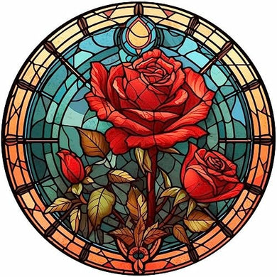 Red Rose Diamond Painting Kits for Adults 30x30cm/11.81x11.81in ADP9937
