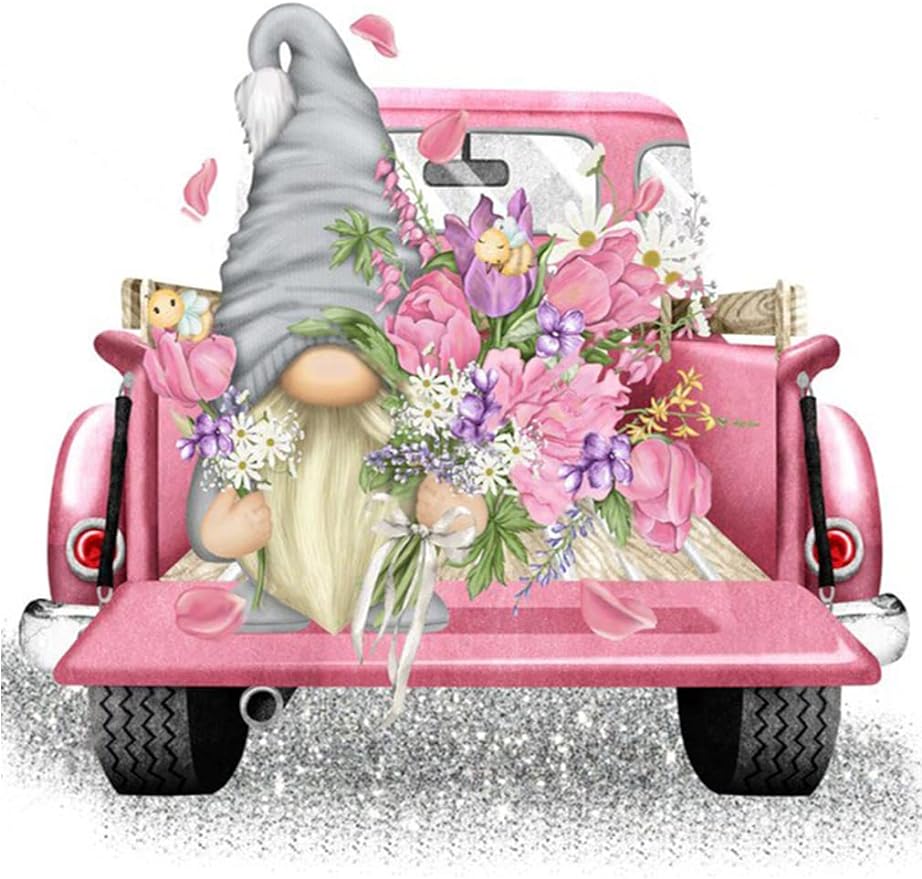 Gnome Truck Kids and Flower
