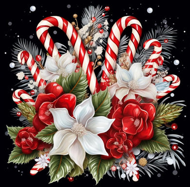 Candy Christmas Diamond Painting Kits for Adults & Kids - 12 x 12 inch