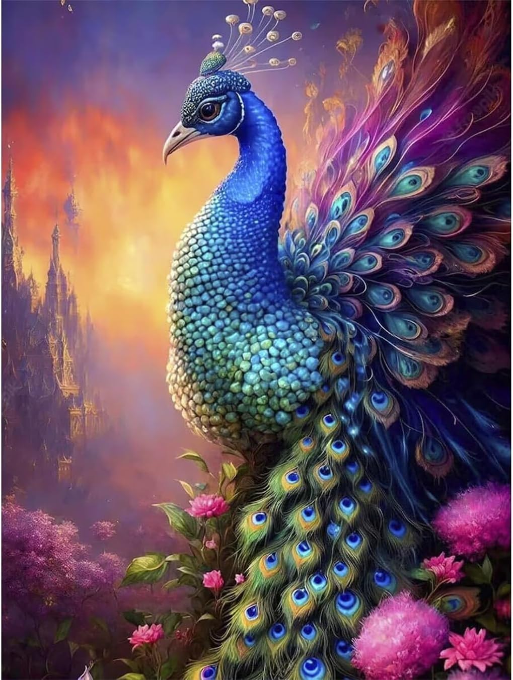 Peacock Paint By Diamond Kits