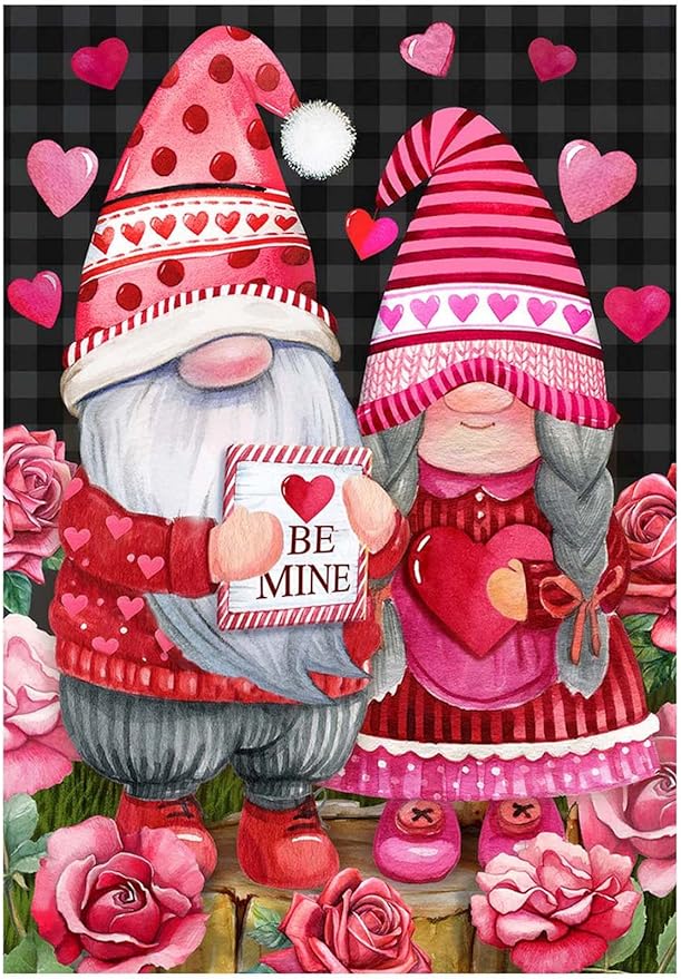 Valentines Gnomes Sweet Love Diamond Art For Beginners