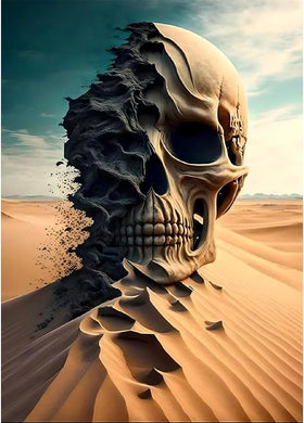 Skull Landscape Full Drill Art and Crafts - 12x16Inch
