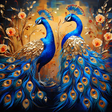 Load image into Gallery viewer, 40X40cm/15.7X15.7in - Diamond Painting Kit, Peacock
