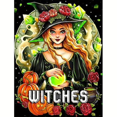 Witch Halloween 11.8*15.75in