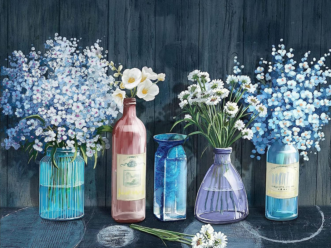 5D Painting Kits - Vase flower