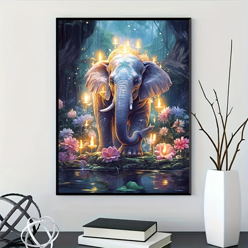 New Elephant Diamond Art Elephant - 11.81x15.75inch