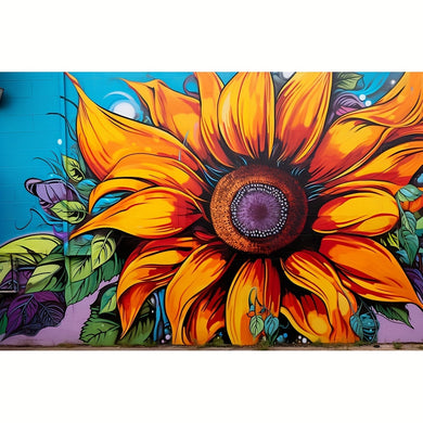 Blooming Sunflower 40x60cm/15.7x23.6in Diamond Art Kits For Beginners