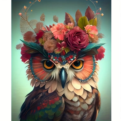 Animals Owl Acrylic Paint - 30x40cm