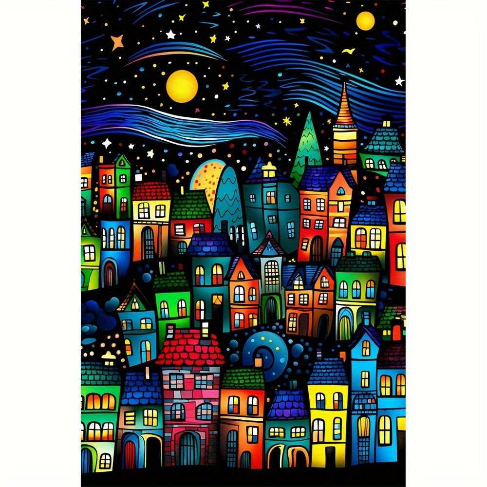 Colorful City 40x60cm/15.7x23.6in