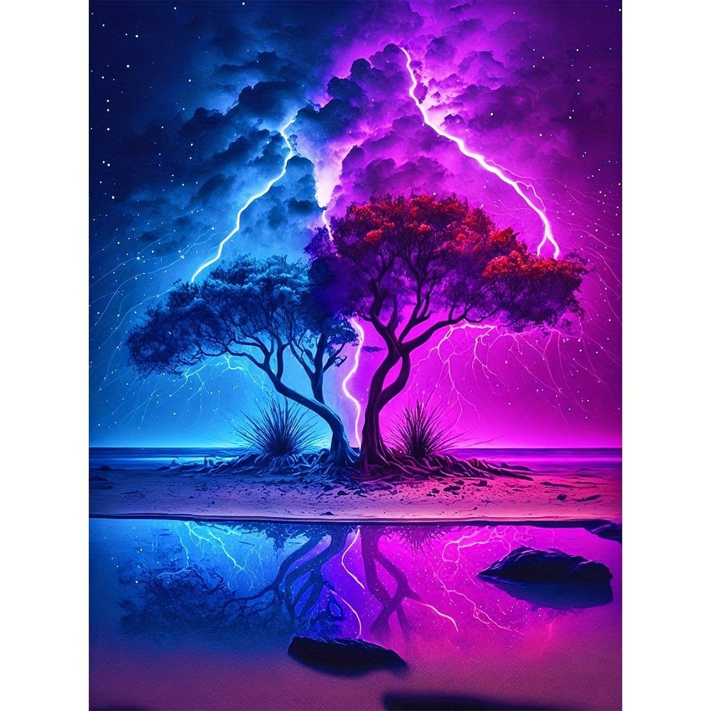 Magic Lightning Tree Diamond Painting