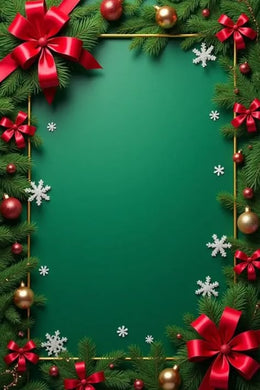 Christmas Border with Ornaments DIY Craft Kit, festive rhinestone decoration ideal for walls or holiday gifting