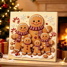 Load image into Gallery viewer, Christmas Pearl Diamond Painting Kit with Wooden Inner Frame – 3D Santa DIY Craft, 20x20cm
