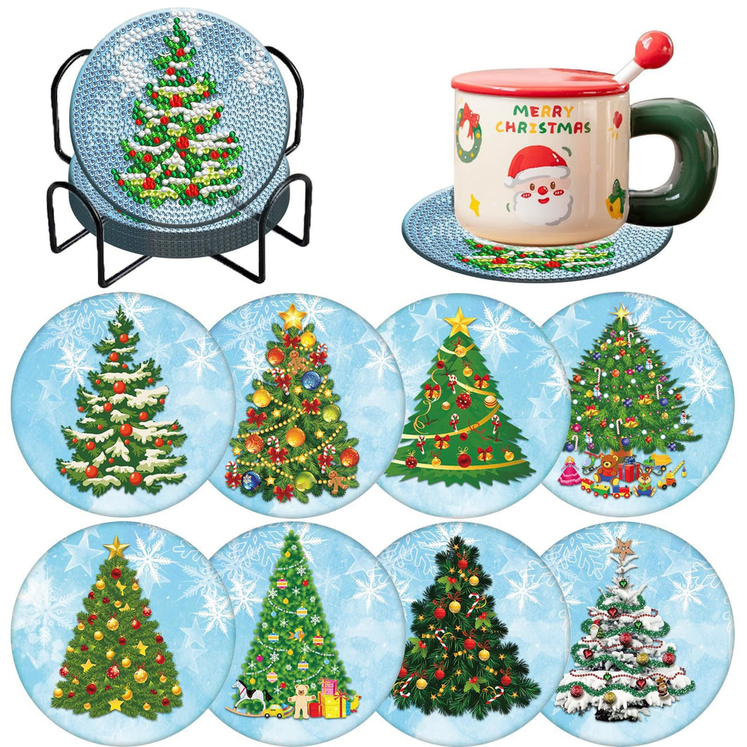 Christmas tree - DIY Coasters 5D Diamond Painting Kits