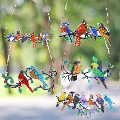 DIY Birds Hanging Ornament Pendant