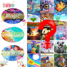 Load image into Gallery viewer, Collage of various images including a dragonfly, eye with colorful patterns, and nature scenes.
