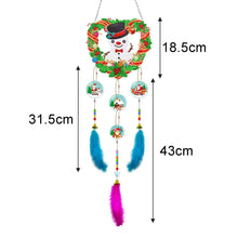 Load image into Gallery viewer, Dream Catcher DIY Handmade Feather Ornament Bedroom Decoration Snowman
