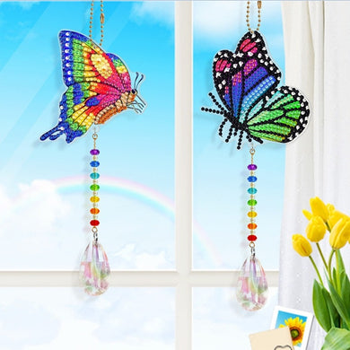 Butterfly DIY Diamond Painting Pendant Kit