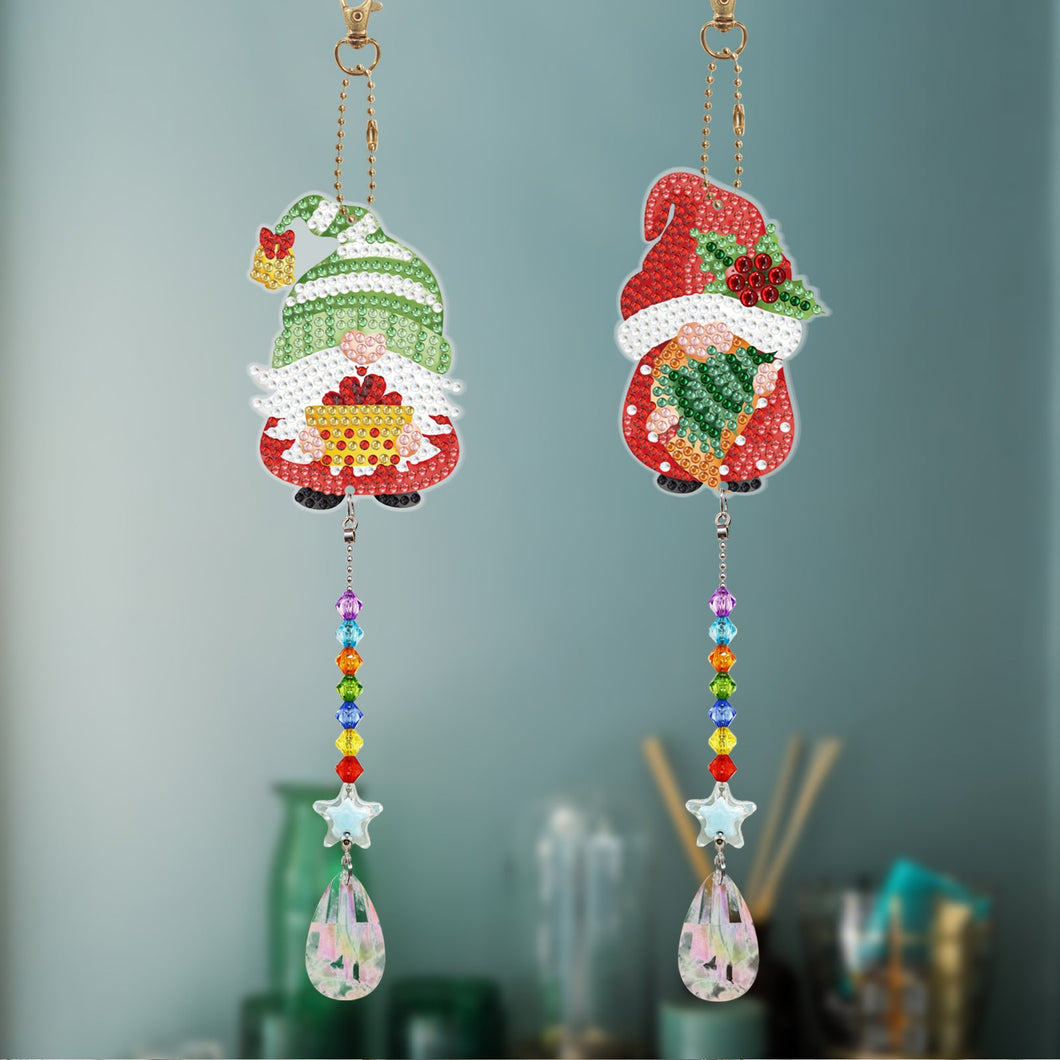 New Christmas Gnomes Diamond Painting Pendant Kit