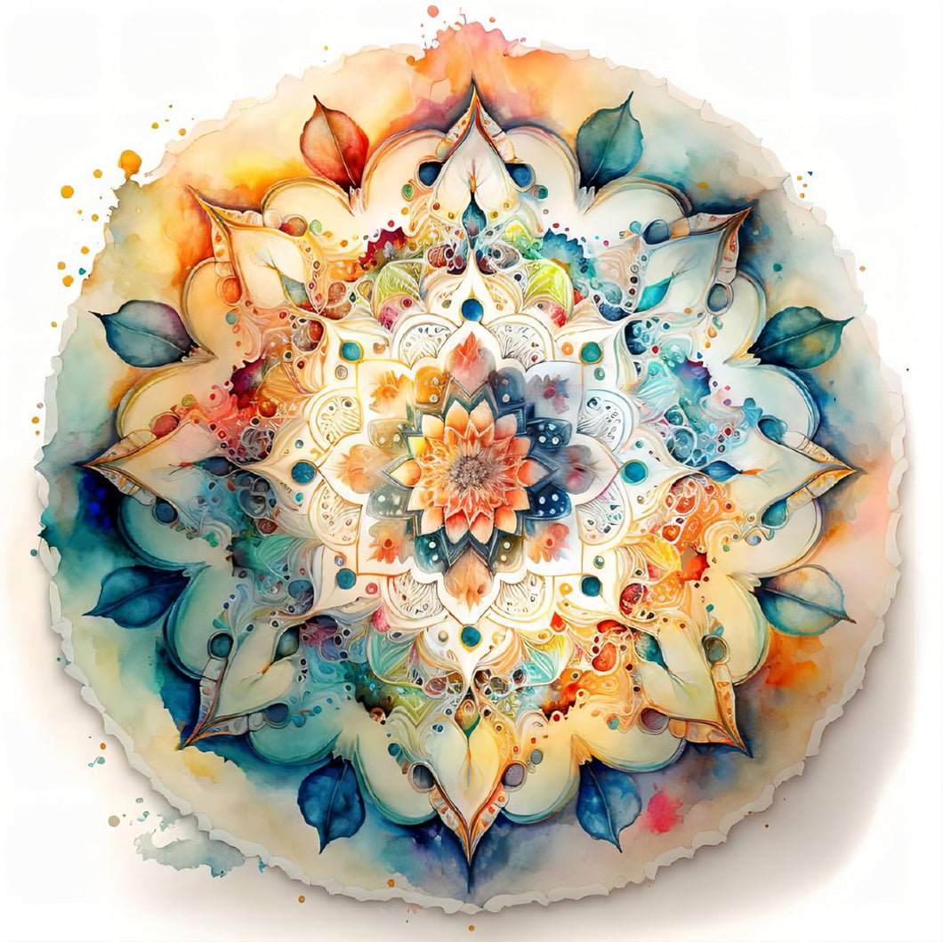 Square Diamond Painting - Mandala Flower