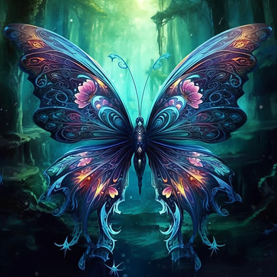 Custom Gem Art Beautiful Butterfly