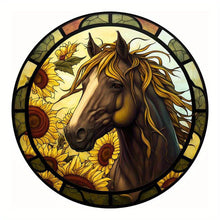 Load image into Gallery viewer, Sunflower Horse 30x30cm/11.8inx11.8in Diamond Painting
