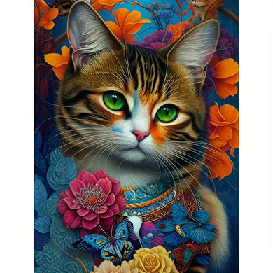 11.8x15.8in Landscape Tree Artificial Diamond Painting In Butterfly Cat Art Embroidery Cross Stitch