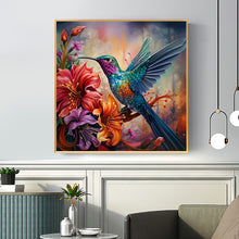 Load image into Gallery viewer, Diamond Painting Animals Hummingbird 40x40cm/15.7x15.7in
