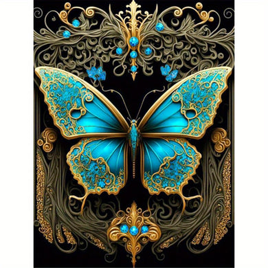 Butterfly In Magic Book Diamond Art 11.8x15.75in