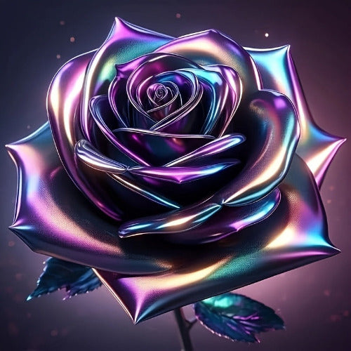 Colorful Flowers Diamond Painting Kit with vibrant floral design and sparkling resin diamonds for DIY home decor