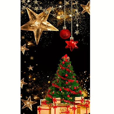 40x70cm/15.7x27.5in Christmas Tree Good Diamond Painting