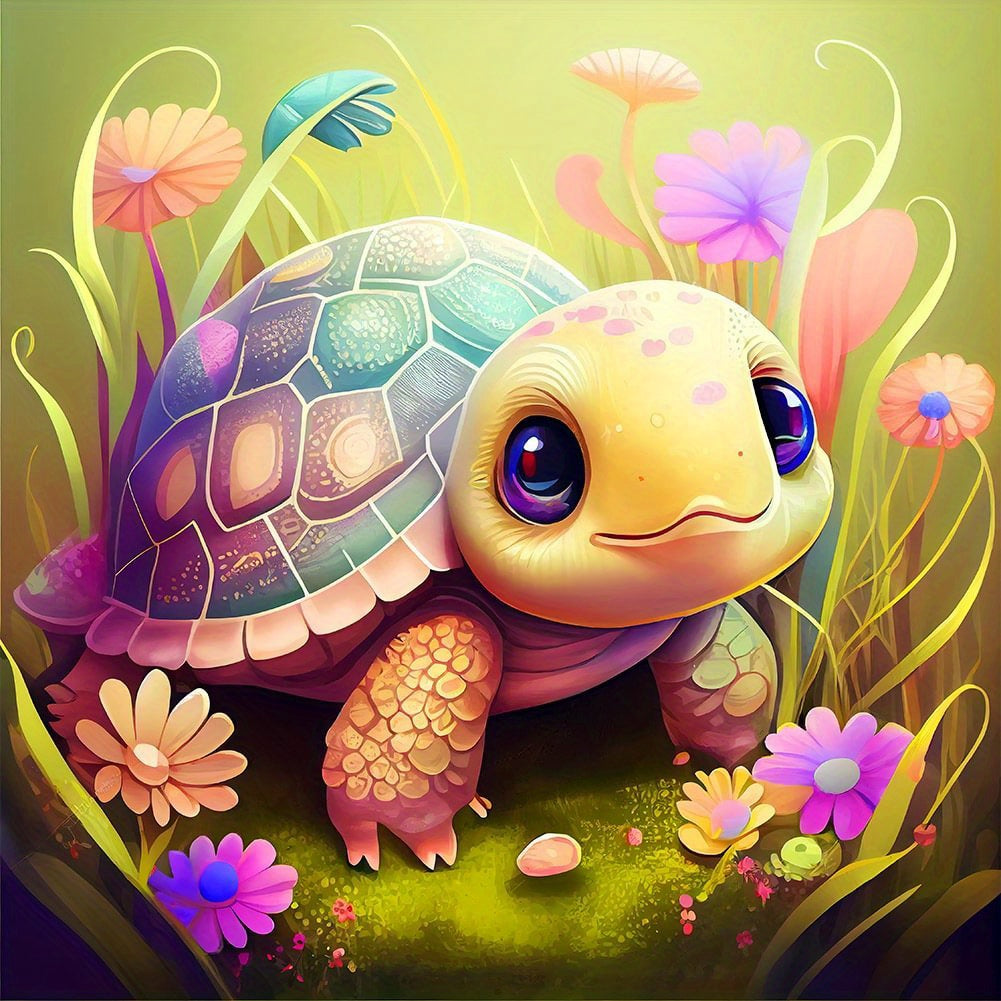 Turtle Diamond Painting - 7.87inx7.87in