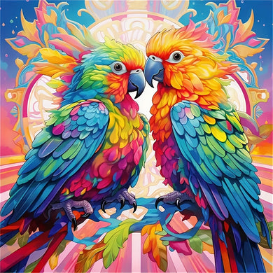 Colorful Parrot - Crystal Art Diamond Painting